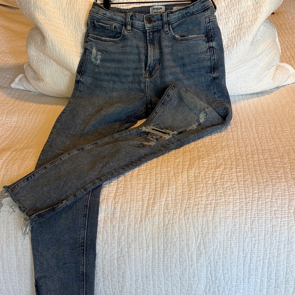 Kensie Women's Dark Blue Skinny Jeans
